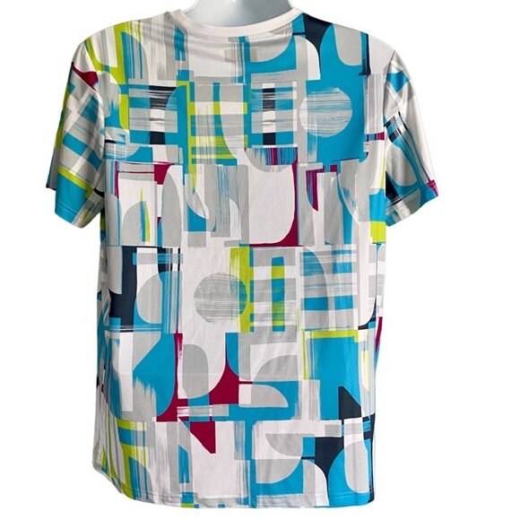 Grand Slam Performance Shirt Modern Abstract Design Men's Medium - Picture 6 of 7